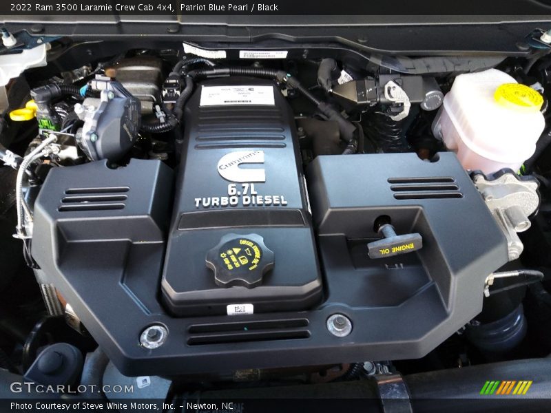  2022 3500 Laramie Crew Cab 4x4 Engine - 6.7 Liter OHV 24-Valve Cummins Turbo-Diesel inline 6 Cylinder