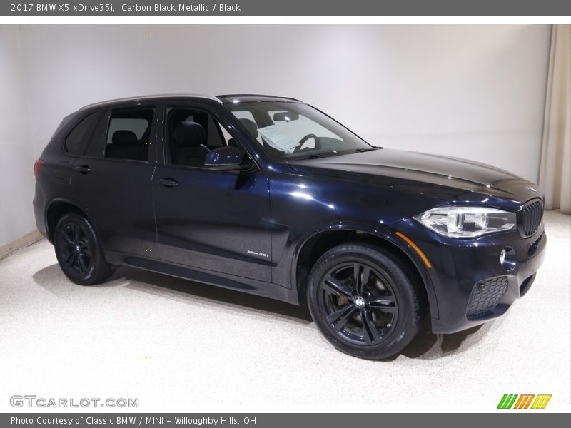 Carbon Black Metallic / Black 2017 BMW X5 xDrive35i