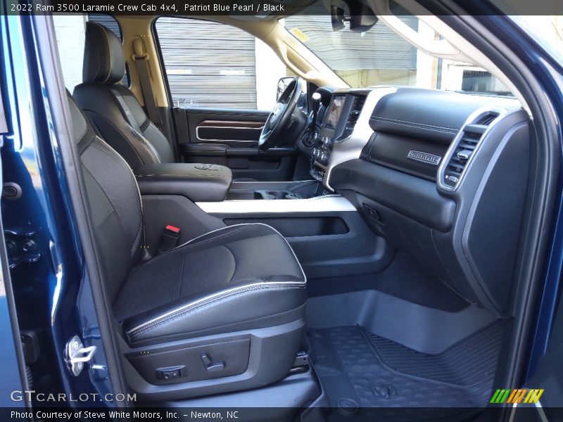 Front Seat of 2022 3500 Laramie Crew Cab 4x4