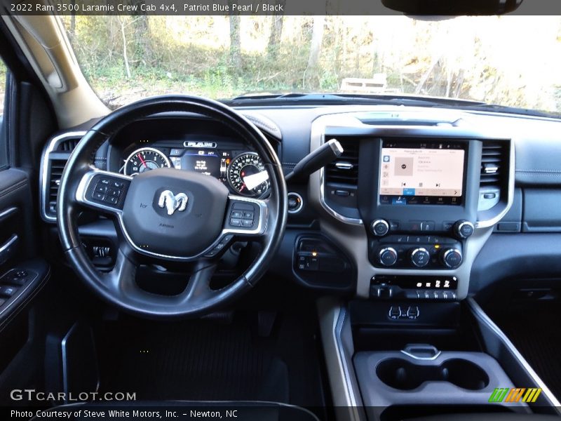 Dashboard of 2022 3500 Laramie Crew Cab 4x4