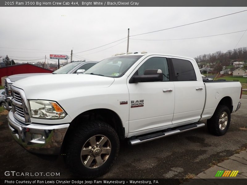 Front 3/4 View of 2015 3500 Big Horn Crew Cab 4x4