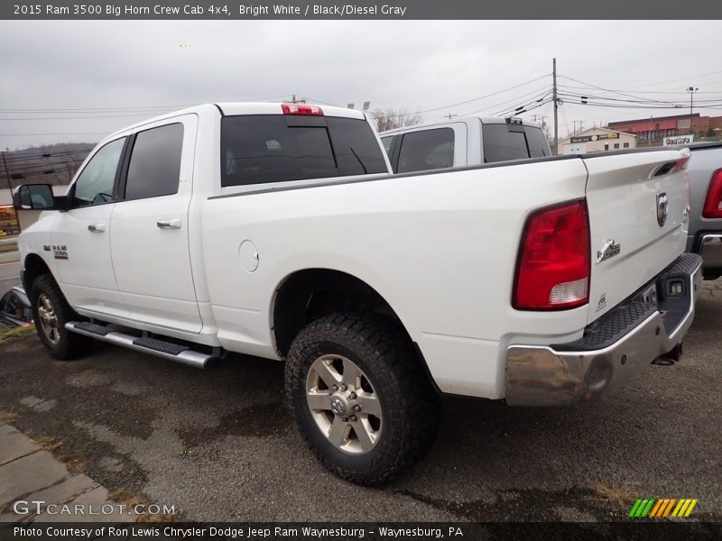  2015 3500 Big Horn Crew Cab 4x4 Bright White