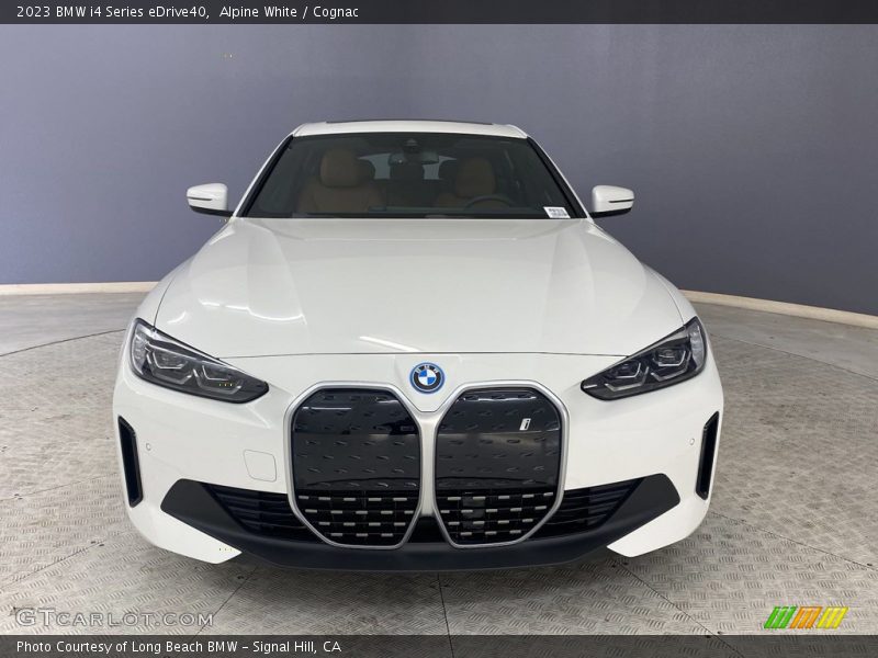 Alpine White / Cognac 2023 BMW i4 Series eDrive40