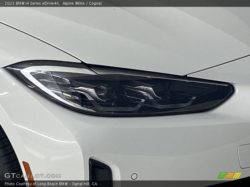 Alpine White / Cognac 2023 BMW i4 Series eDrive40