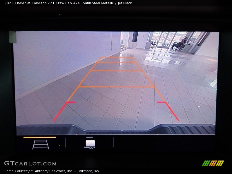 Satin Steel Metallic / Jet Black 2022 Chevrolet Colorado Z71 Crew Cab 4x4