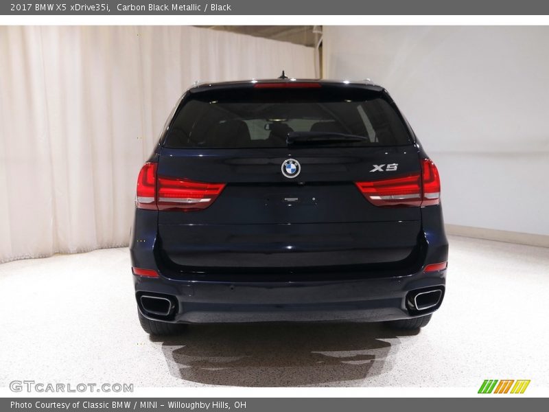 Carbon Black Metallic / Black 2017 BMW X5 xDrive35i