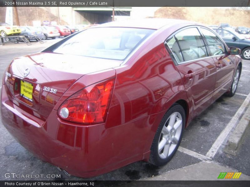 Red Opulence / Cafe Latte 2004 Nissan Maxima 3.5 SE
