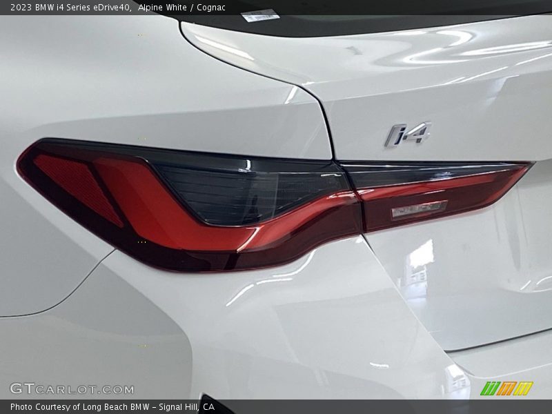 Alpine White / Cognac 2023 BMW i4 Series eDrive40