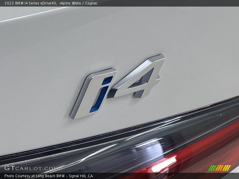 Alpine White / Cognac 2023 BMW i4 Series eDrive40