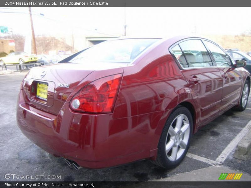 Red Opulence / Cafe Latte 2004 Nissan Maxima 3.5 SE