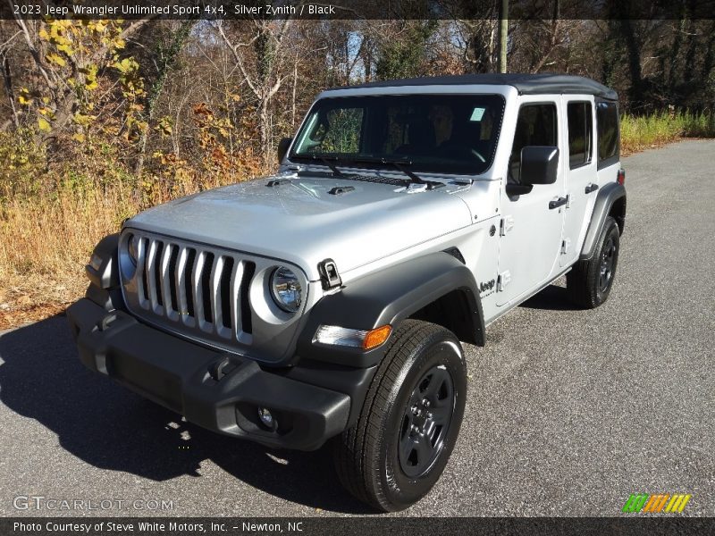 Silver Zynith / Black 2023 Jeep Wrangler Unlimited Sport 4x4