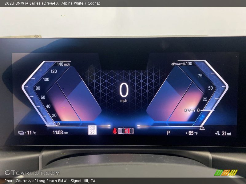 Alpine White / Cognac 2023 BMW i4 Series eDrive40