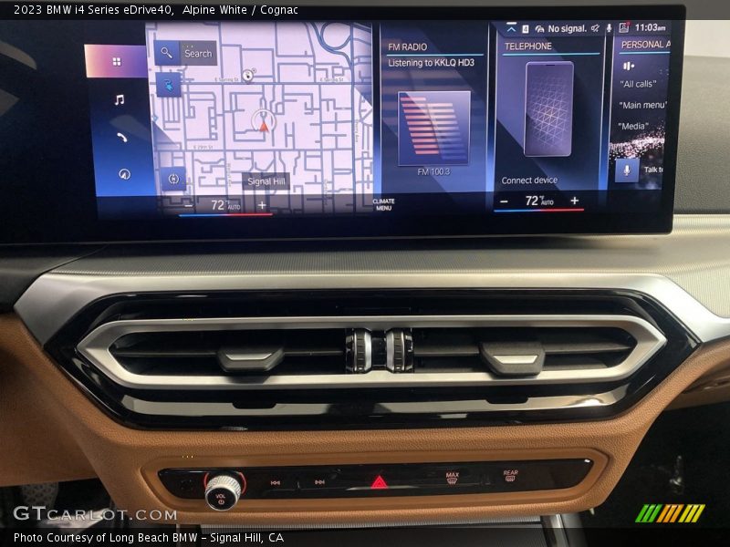 Alpine White / Cognac 2023 BMW i4 Series eDrive40