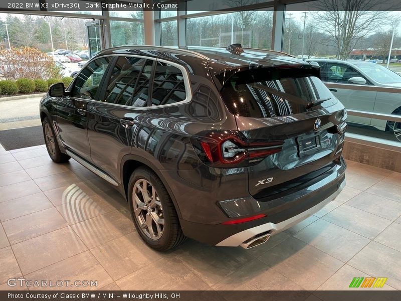 Dark Graphite Metallic / Cognac 2022 BMW X3 xDrive30i