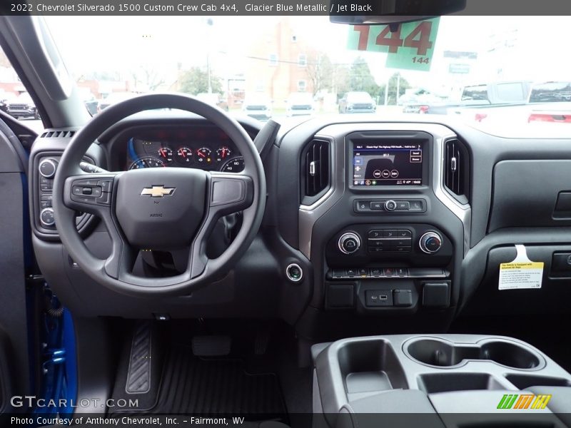 Dashboard of 2022 Silverado 1500 Custom Crew Cab 4x4