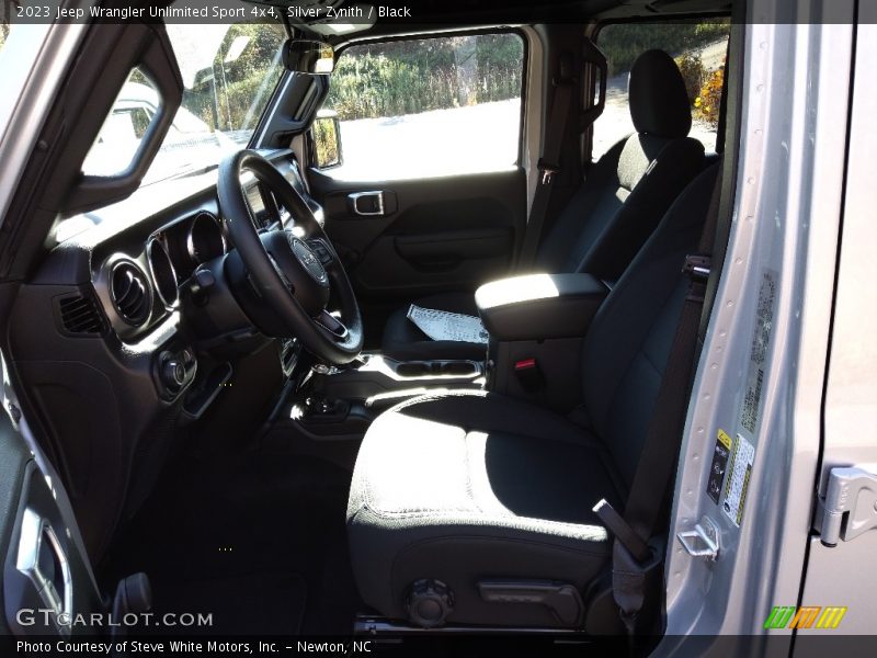 Silver Zynith / Black 2023 Jeep Wrangler Unlimited Sport 4x4