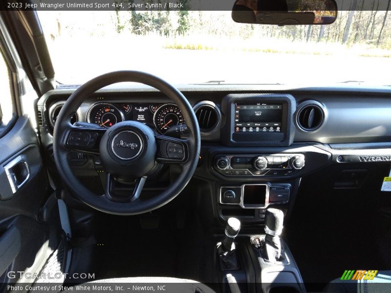 Silver Zynith / Black 2023 Jeep Wrangler Unlimited Sport 4x4