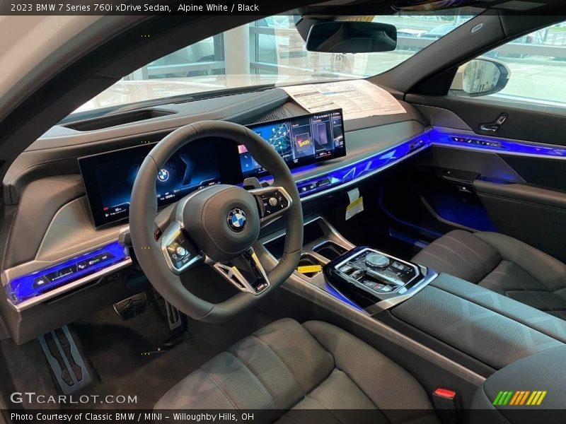  2023 7 Series 760i xDrive Sedan Black Interior