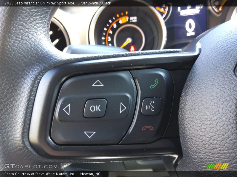 Silver Zynith / Black 2023 Jeep Wrangler Unlimited Sport 4x4