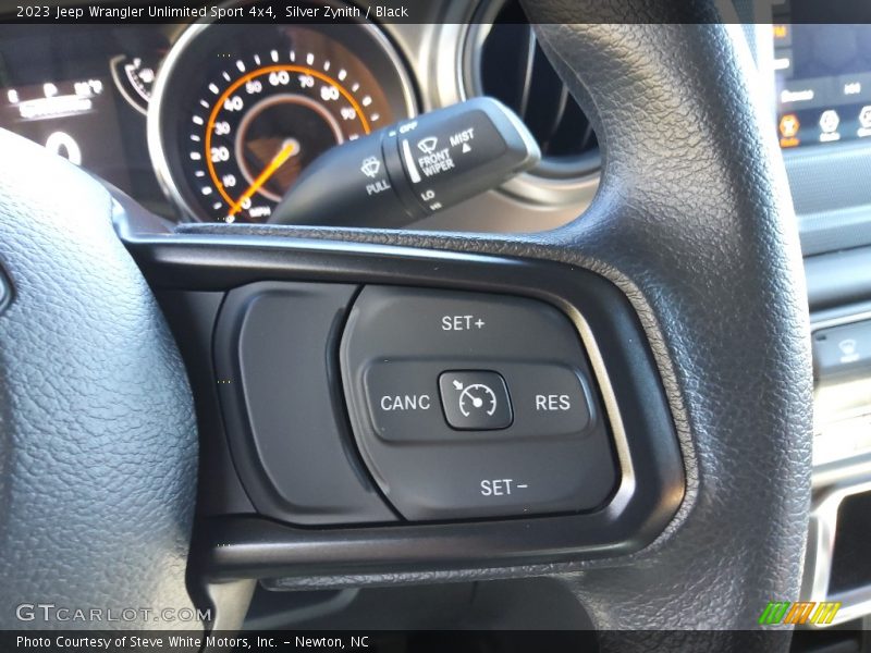 Silver Zynith / Black 2023 Jeep Wrangler Unlimited Sport 4x4