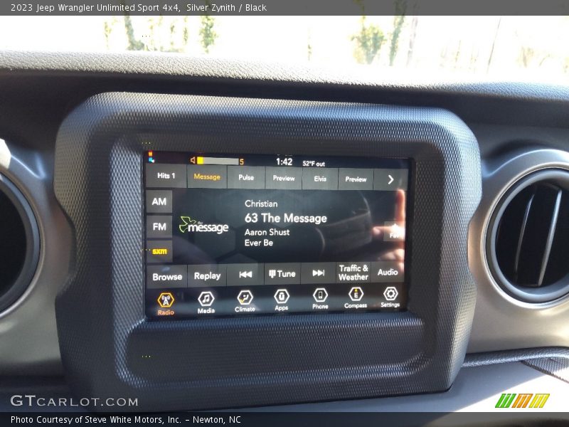 Silver Zynith / Black 2023 Jeep Wrangler Unlimited Sport 4x4