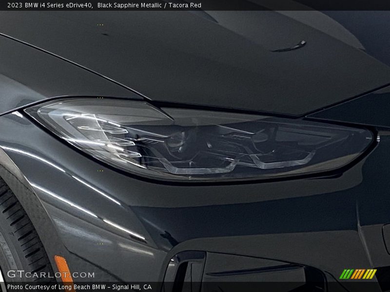 Black Sapphire Metallic / Tacora Red 2023 BMW i4 Series eDrive40