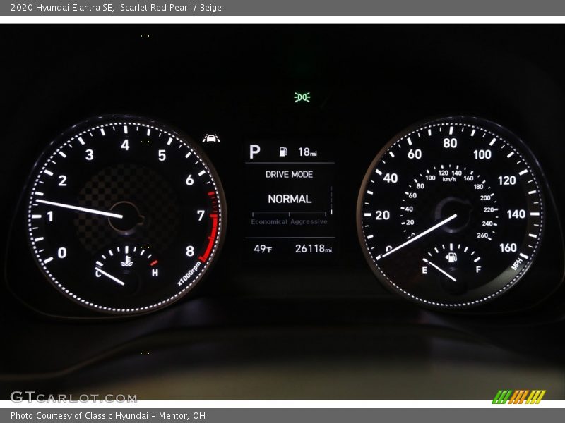 Scarlet Red Pearl / Beige 2020 Hyundai Elantra SE