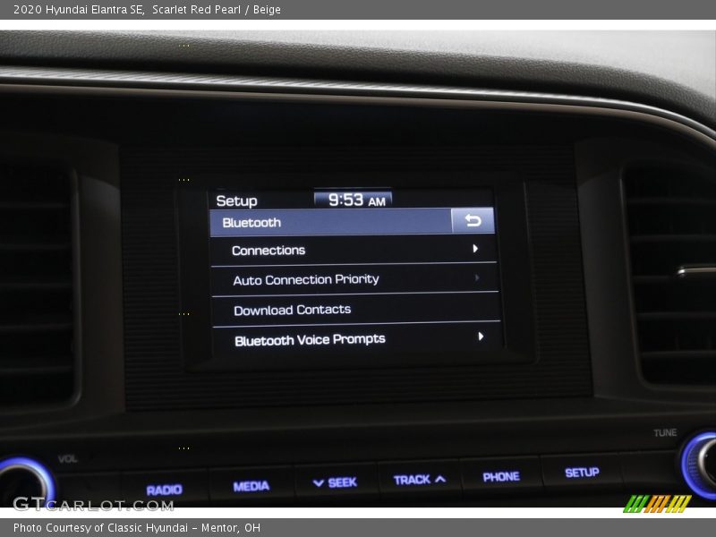 Scarlet Red Pearl / Beige 2020 Hyundai Elantra SE
