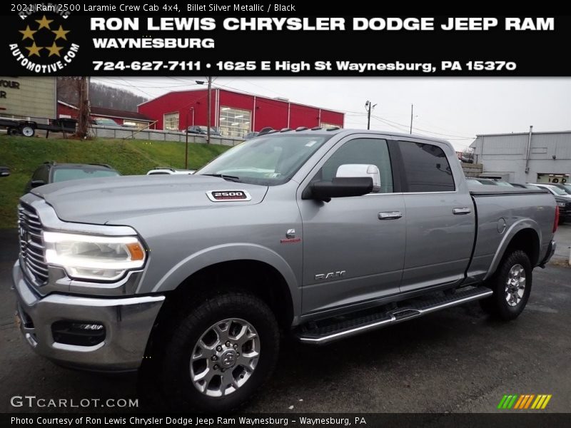 Billet Silver Metallic / Black 2021 Ram 2500 Laramie Crew Cab 4x4