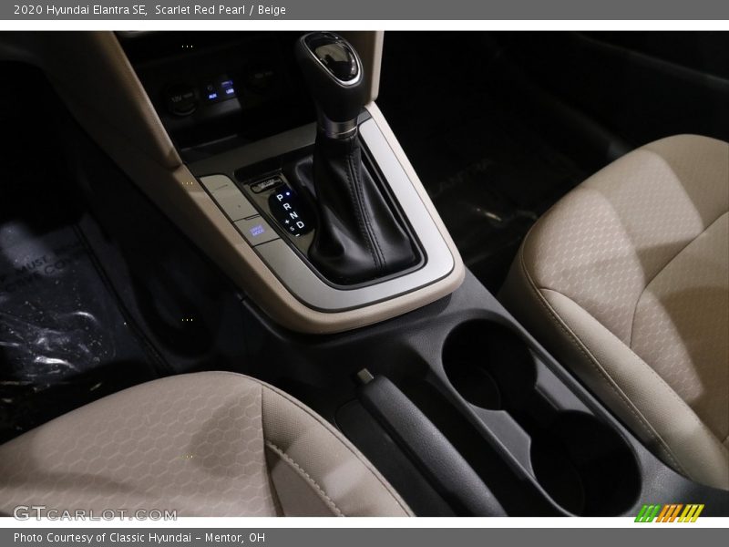 Scarlet Red Pearl / Beige 2020 Hyundai Elantra SE