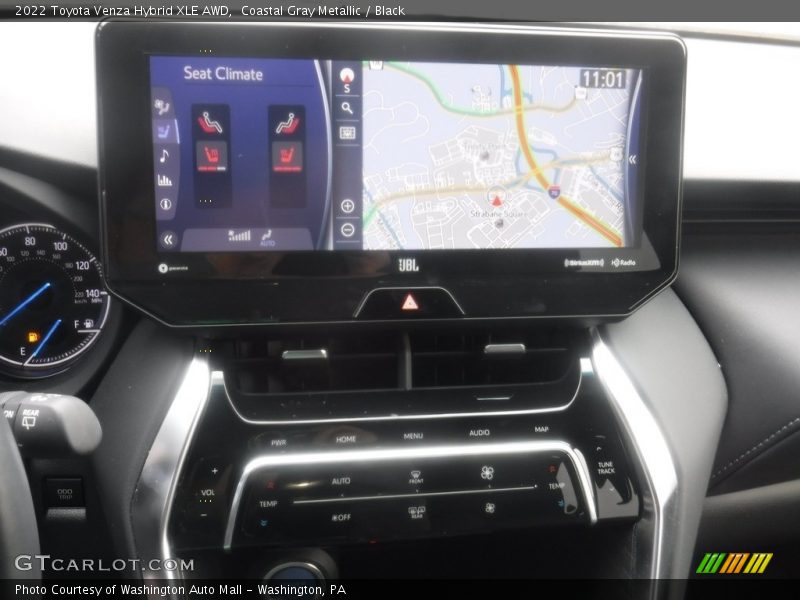 Coastal Gray Metallic / Black 2022 Toyota Venza Hybrid XLE AWD