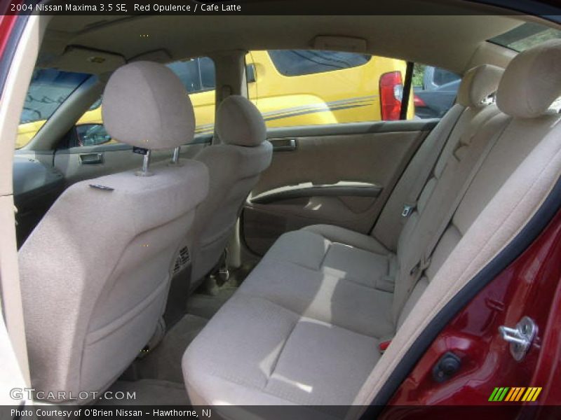 Red Opulence / Cafe Latte 2004 Nissan Maxima 3.5 SE