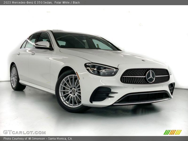 Polar White / Black 2023 Mercedes-Benz E 350 Sedan