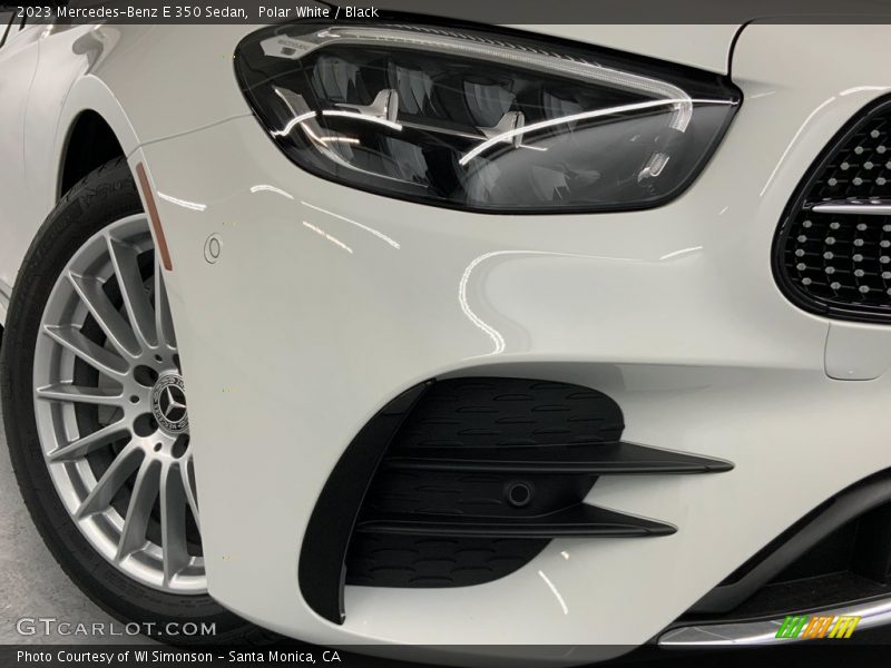 Polar White / Black 2023 Mercedes-Benz E 350 Sedan