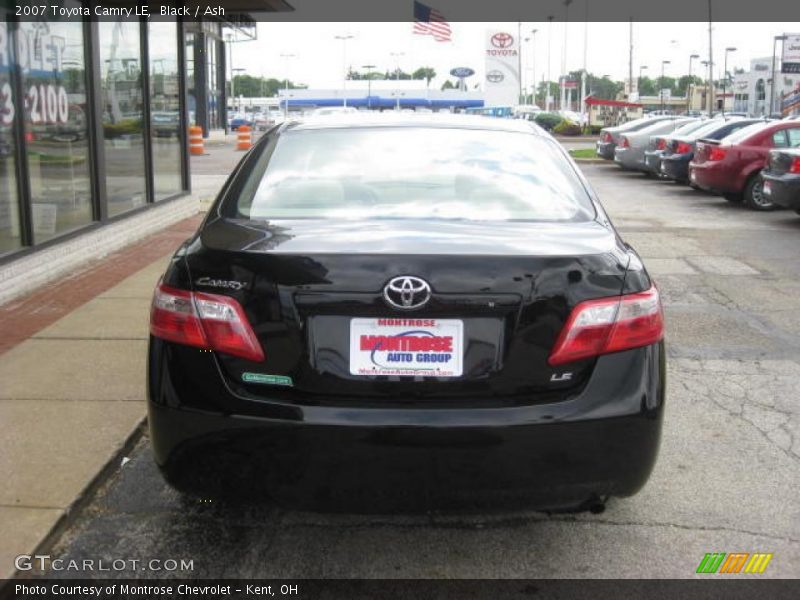 Black / Ash 2007 Toyota Camry LE