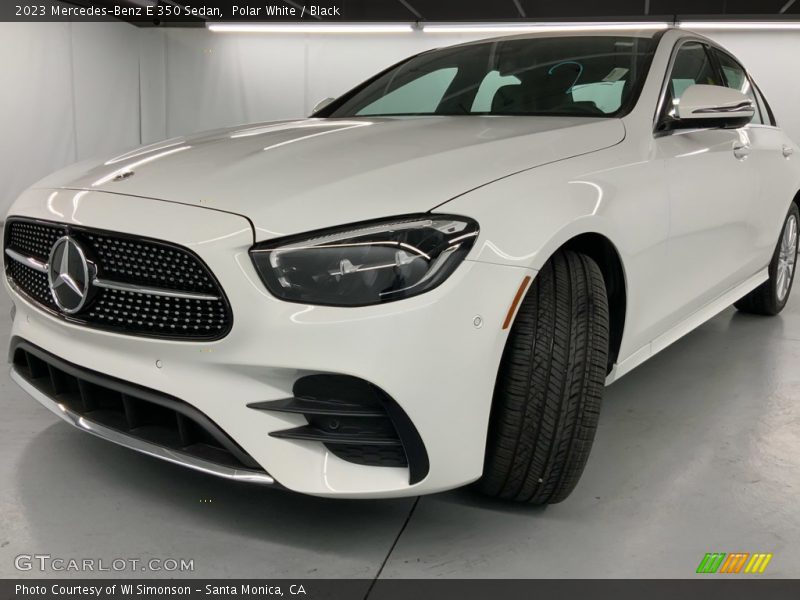 Polar White / Black 2023 Mercedes-Benz E 350 Sedan