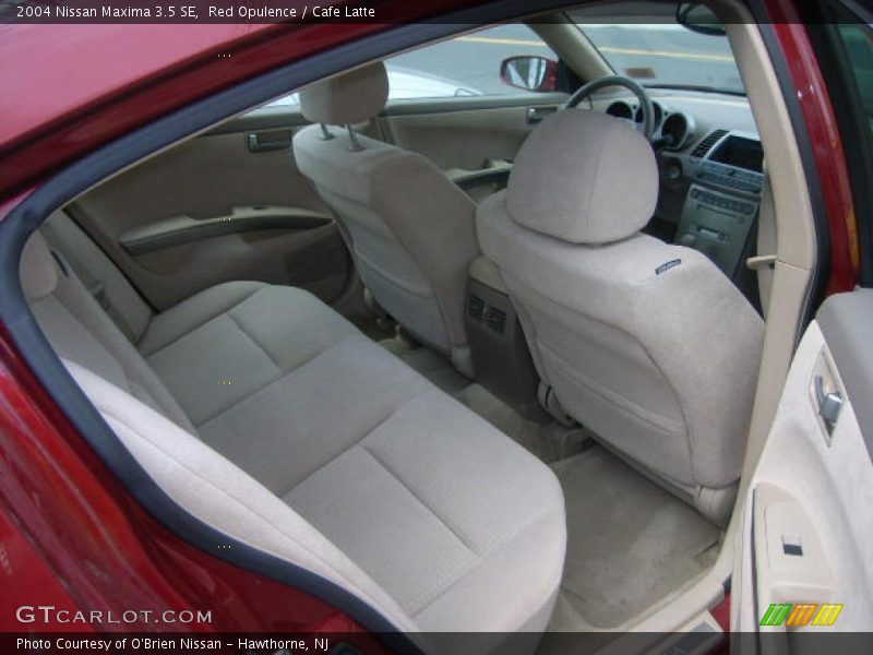Red Opulence / Cafe Latte 2004 Nissan Maxima 3.5 SE