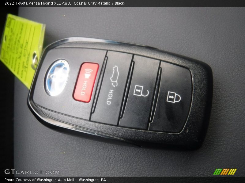 Coastal Gray Metallic / Black 2022 Toyota Venza Hybrid XLE AWD