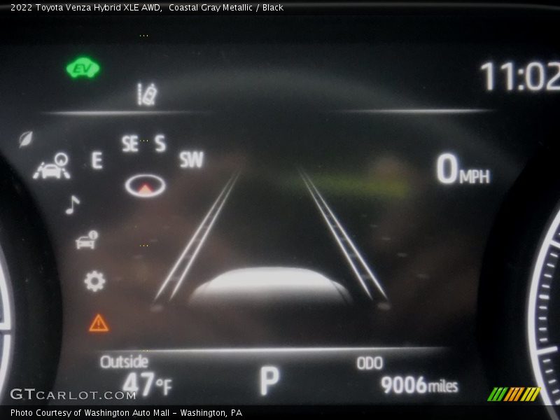 Coastal Gray Metallic / Black 2022 Toyota Venza Hybrid XLE AWD