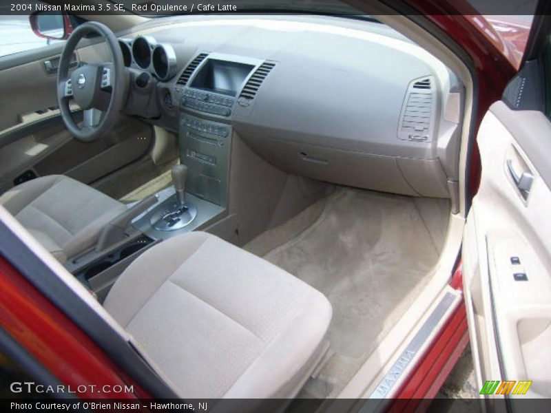 Red Opulence / Cafe Latte 2004 Nissan Maxima 3.5 SE