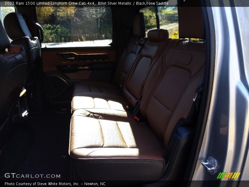 Billet Silver Metallic / Black/New Saddle 2022 Ram 1500 Limited Longhorn Crew Cab 4x4