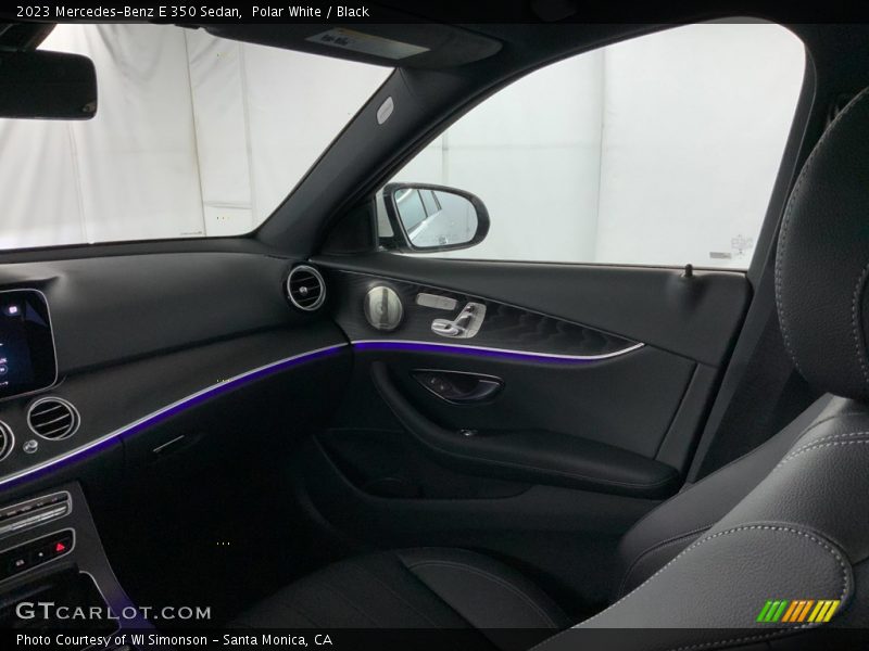 Polar White / Black 2023 Mercedes-Benz E 350 Sedan
