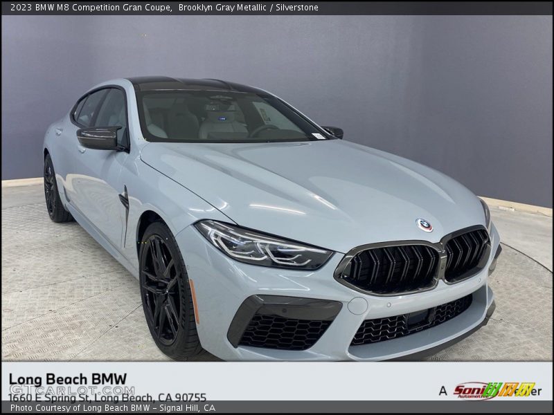 Brooklyn Gray Metallic / Silverstone 2023 BMW M8 Competition Gran Coupe