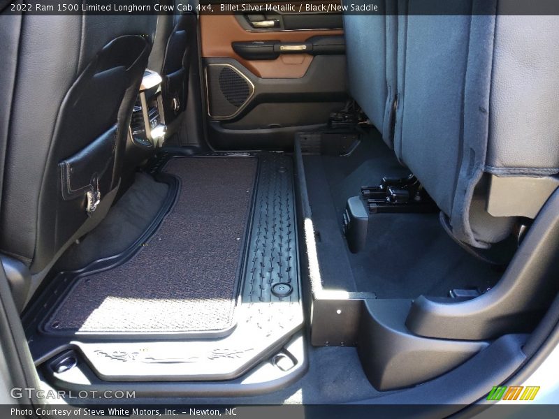 Billet Silver Metallic / Black/New Saddle 2022 Ram 1500 Limited Longhorn Crew Cab 4x4