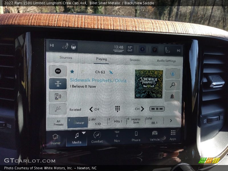 Billet Silver Metallic / Black/New Saddle 2022 Ram 1500 Limited Longhorn Crew Cab 4x4