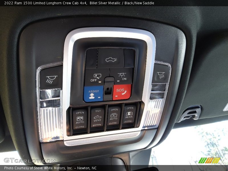 Billet Silver Metallic / Black/New Saddle 2022 Ram 1500 Limited Longhorn Crew Cab 4x4