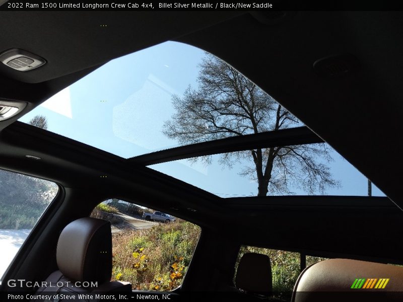 Billet Silver Metallic / Black/New Saddle 2022 Ram 1500 Limited Longhorn Crew Cab 4x4