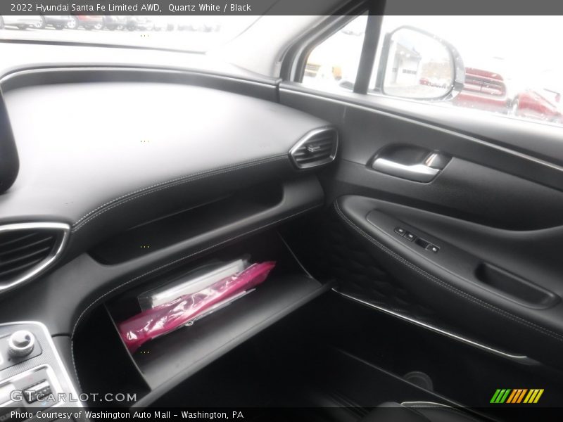 Quartz White / Black 2022 Hyundai Santa Fe Limited AWD