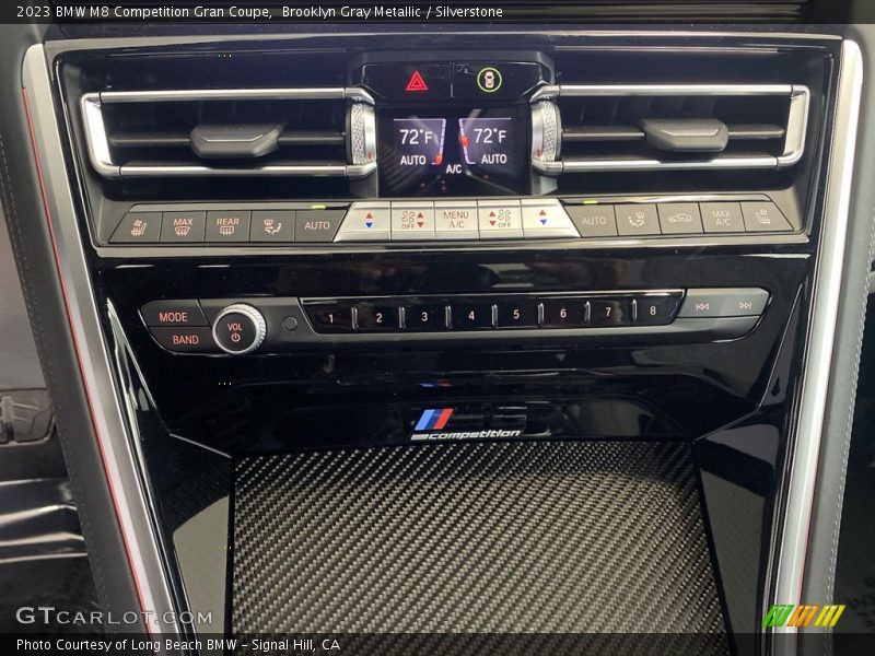 Controls of 2023 M8 Competition Gran Coupe