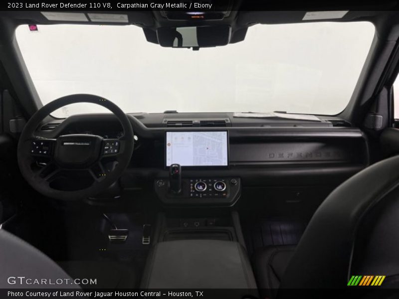 Dashboard of 2023 Defender 110 V8